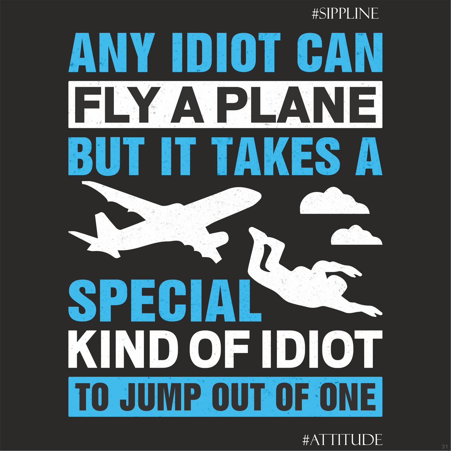 Sippline Digital Print Unisex Cotton T-Shirt 31 Bhai Kya Kar Raha Hai Yar Tu Ashneer Grover Sky Dive - Any Idiot