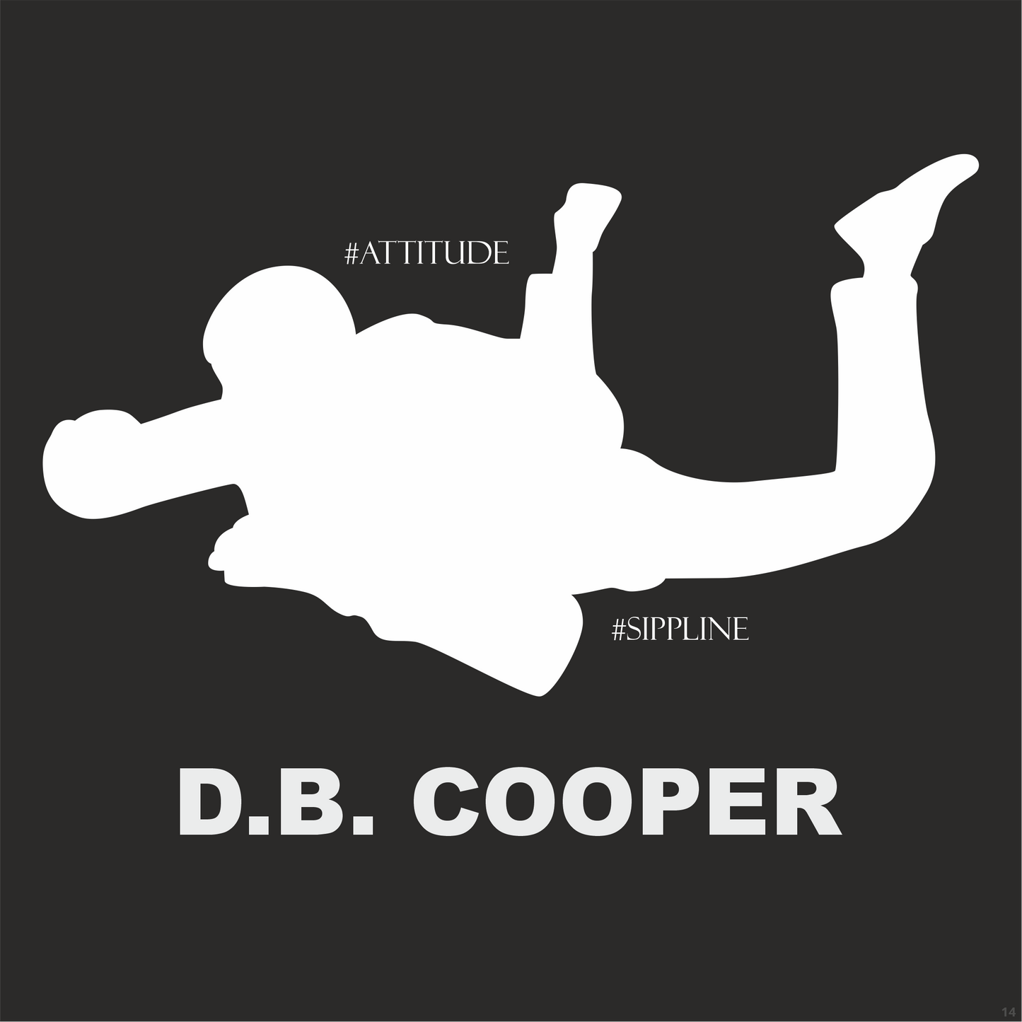 Sippline Digital Print Unisex Cotton T-Shirt 14 Bhai Kya Kar Raha Hai Yar Tu DB Cooper Black & White