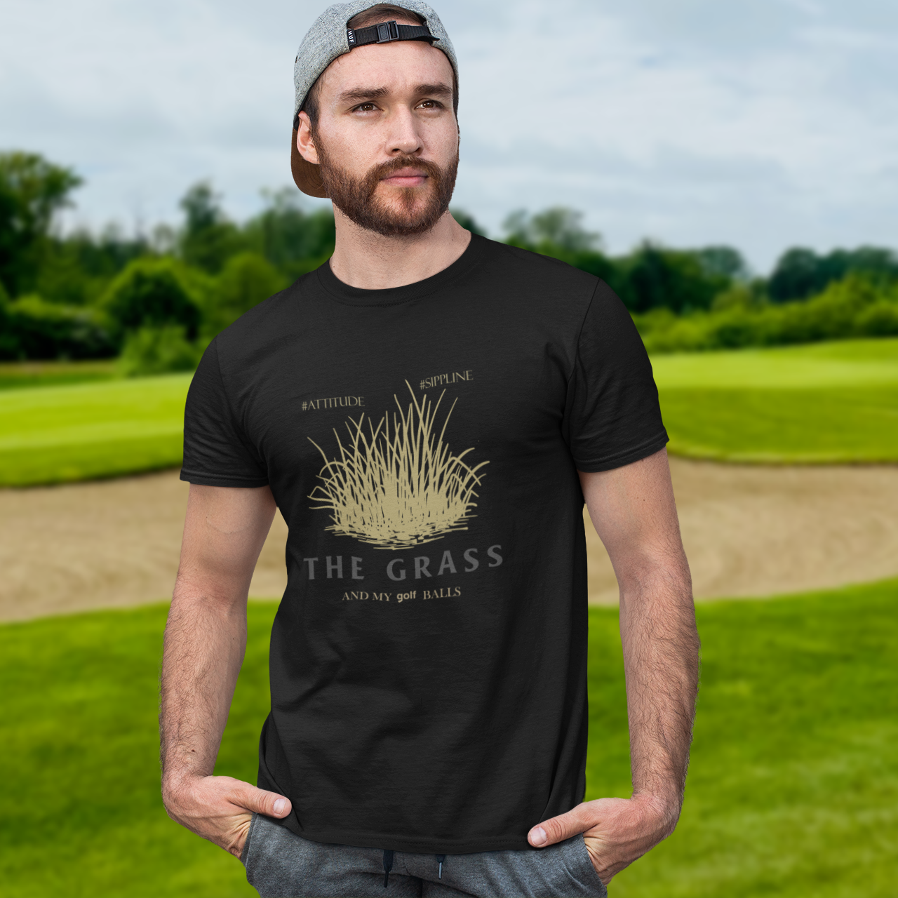 Sippline Digital Print Unisex Cotton T-Shirt 22 Bhai Kya Kar Raha Hai Yar Tu Ashneer Grover Golf - The Grass