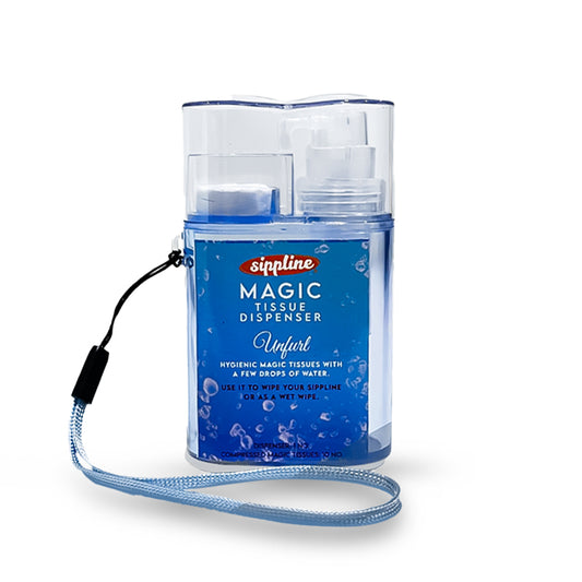Sippline Mini Magic Coin Tissues Dispenser Portable for Home Beauty Backpacking Camping Outdoor (10 Coin tissues)