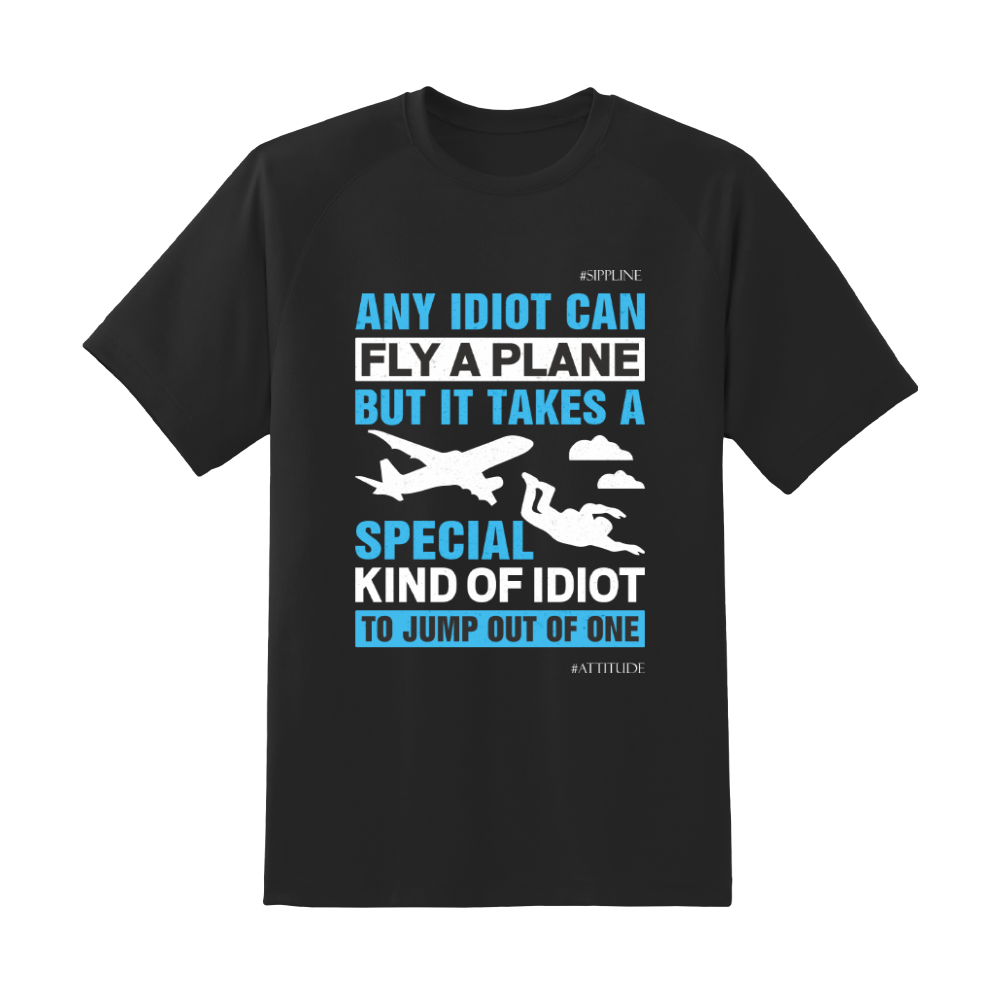 Sippline Digital Print Unisex Cotton T-Shirt 31 Bhai Kya Kar Raha Hai Yar Tu Ashneer Grover Sky Dive - Any Idiot