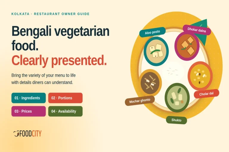 Listing Your Restaurant in Kolkata: How to Present Bengali Vegetarian Options Clearly
